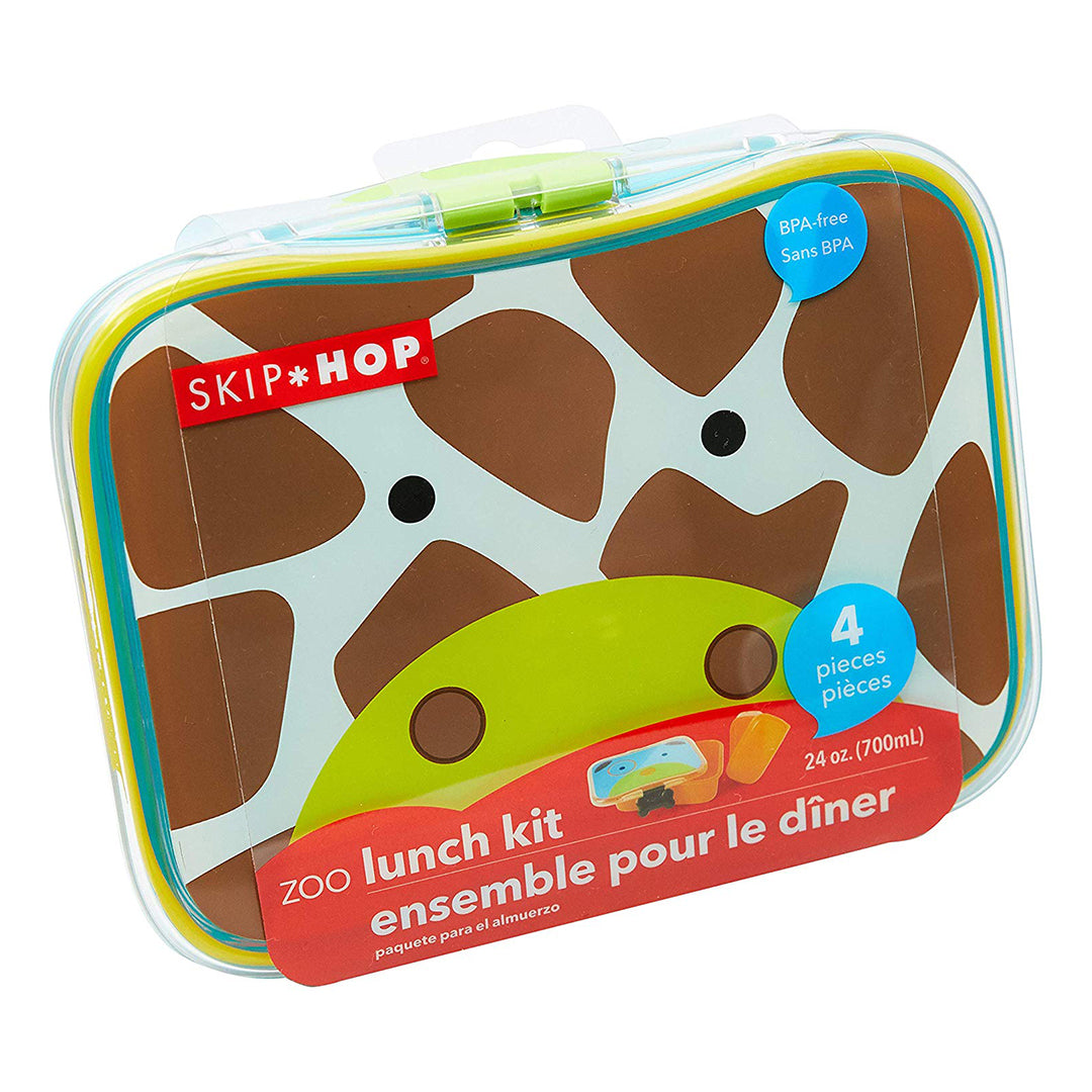 Skip Hop Zoo 4 Piece Lunch Kit Giraffe 3years to 6years
