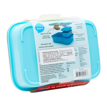 Skip Hop Zoo 4 Piece Lunch Kit Giraffe 3years to 6years
