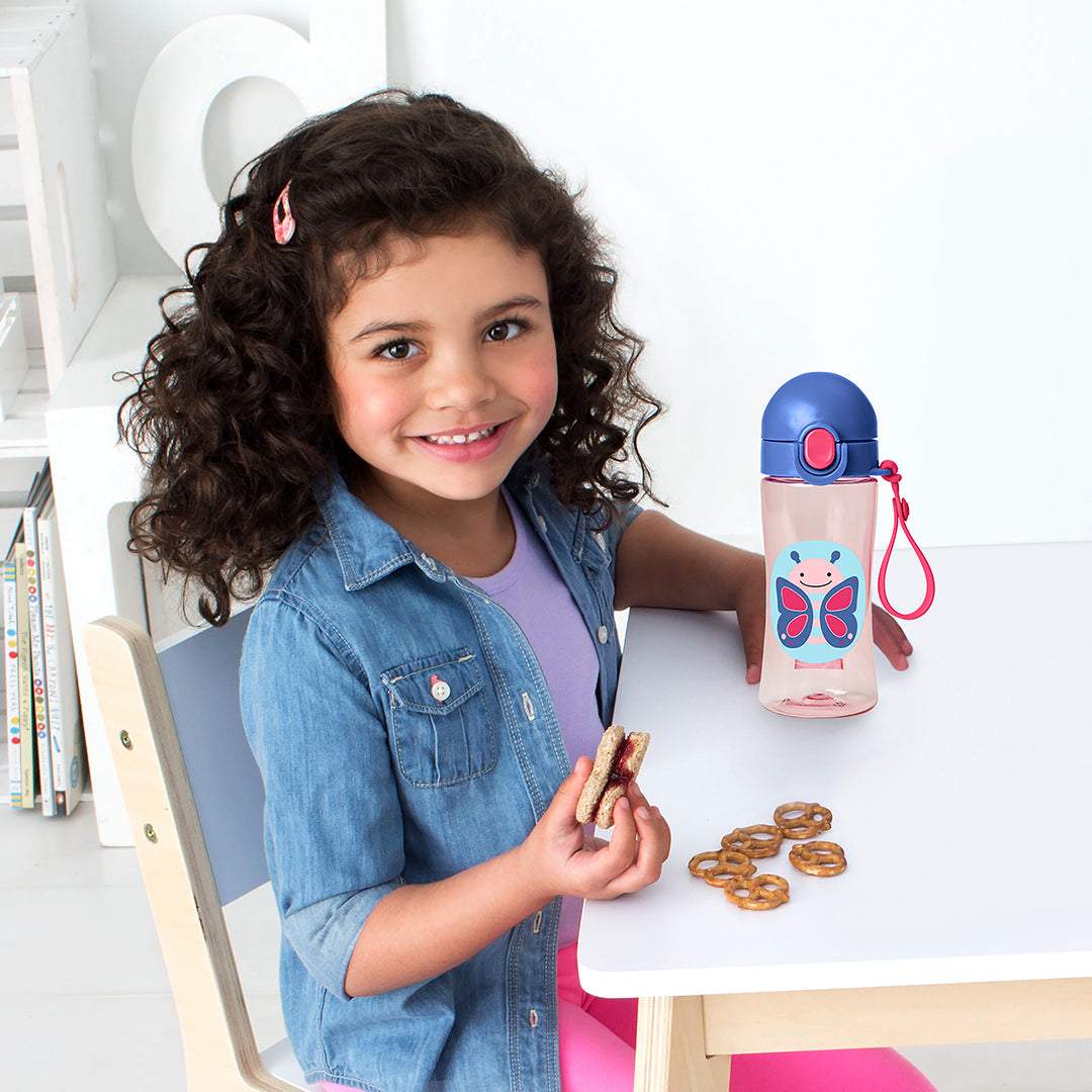 Skip Hop Zoo LockTop Sports Bottles Butterfly 3years to 6years