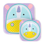 Skip Hop Zoo Melamine Plate & Bowl Set Unicorn 6months to 48months