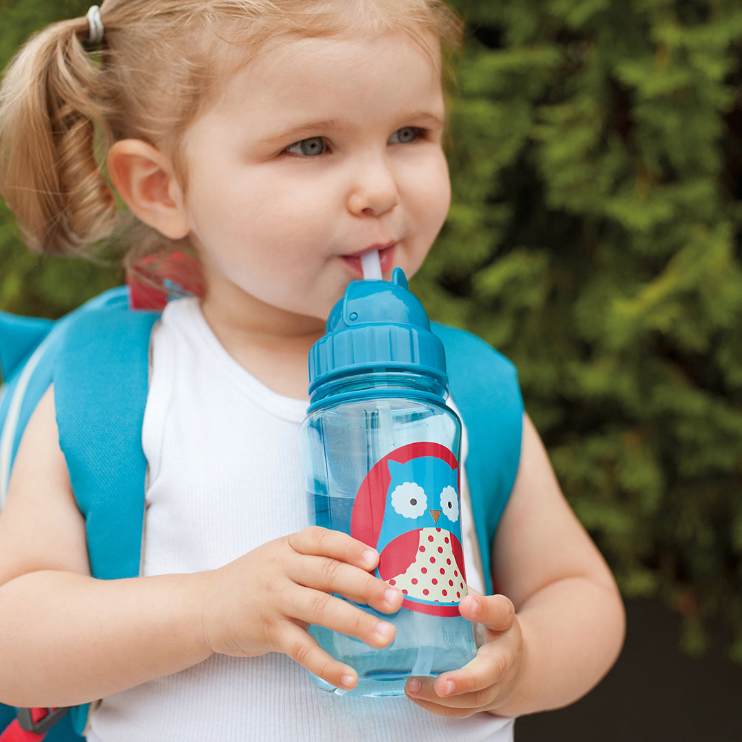 Skip Hop Zoo Straw Bottle Sipper Owl 18Months to 36Months