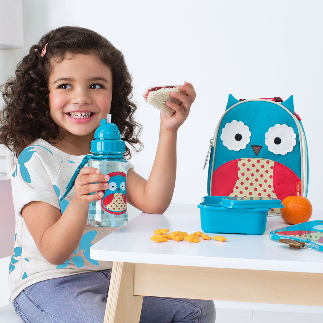 Skip Hop Zoo Straw Bottle Sipper Owl 18Months to 36Months
