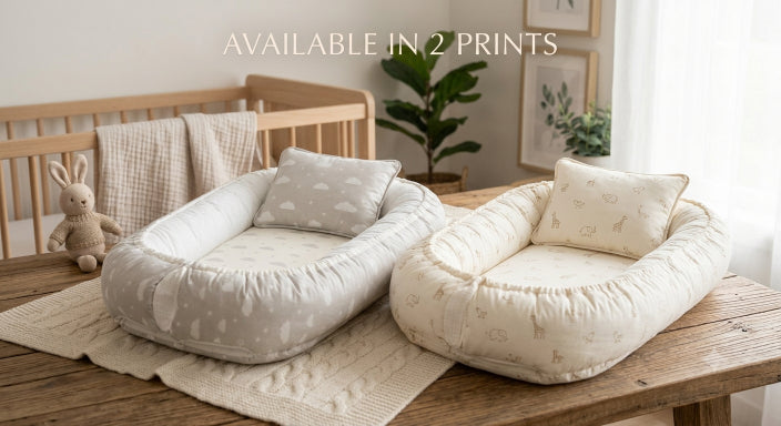 Premium Baby Sleeping Bed Set with Pillow | 100% Baby-Soft Fabric