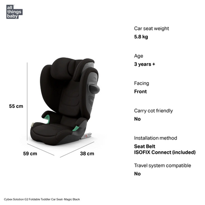 Cybex Solution G2 Car Seat - Magic Black
