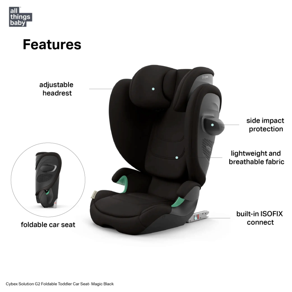 Cybex Solution G2 Car Seat - Magic Black