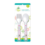 Stor 2 Pcs Pp Cutlery Baby Set Weaning Accessory Little Princess 10M To 24M - Distressed
