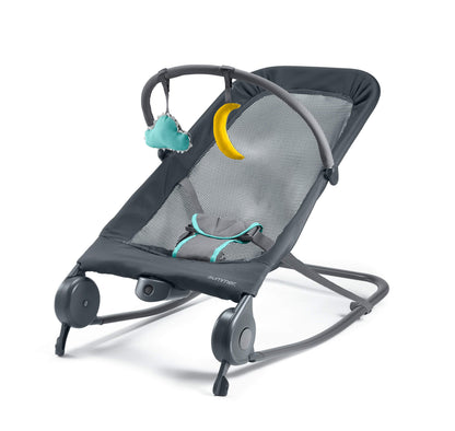 Summer Infant 2-In-1 Bouncer & Rocker || Fashion-Dark Grey || Birth+ To 6months