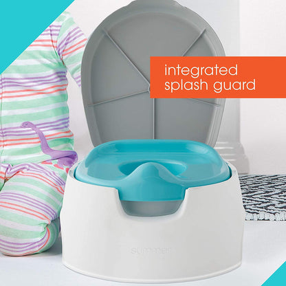 Summer Infant 2in1 Step Up Potty || Fashion-Blue & Grey || 18months to 48months