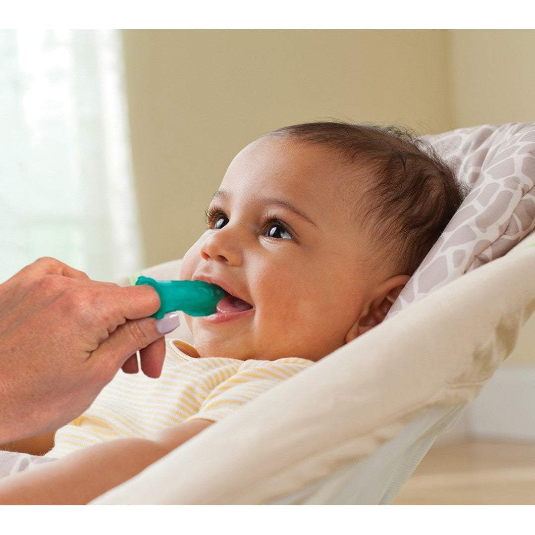 Summer Infant 5 Pc. Oral Care Kit (3L) || Fashion-Teal & White || Used for Birth+ to 12months