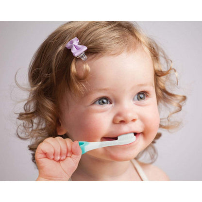 Summer Infant 5 Pc. Oral Care Kit (3L) || Fashion-Teal & White || Used for Birth+ to 12months