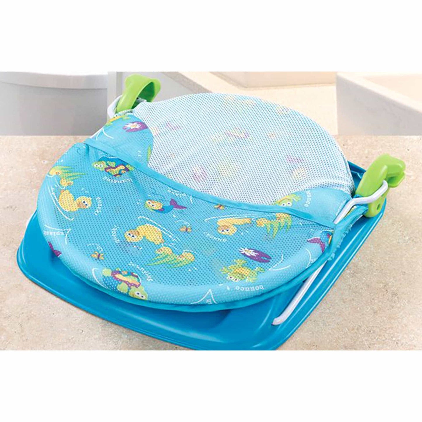 Summer Infant Blue Color Mothers Touch Deluxe Baby Bather || Distress Box