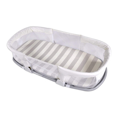 Summer Infant By Your Side Sleeper Bassinet || Fashion-Grey || Used for Birth+ to 6months