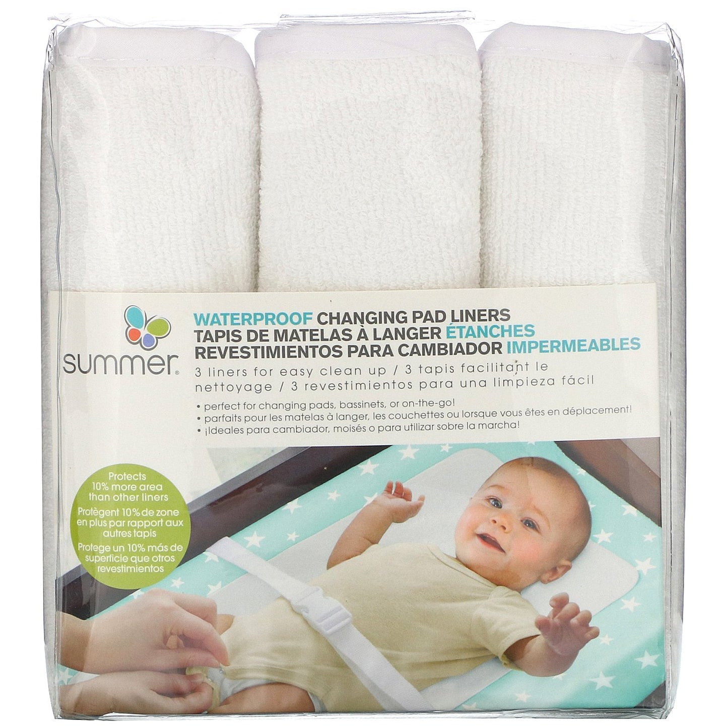 Summer Infant Change Pad Liners || Used for Birth+ to 24months