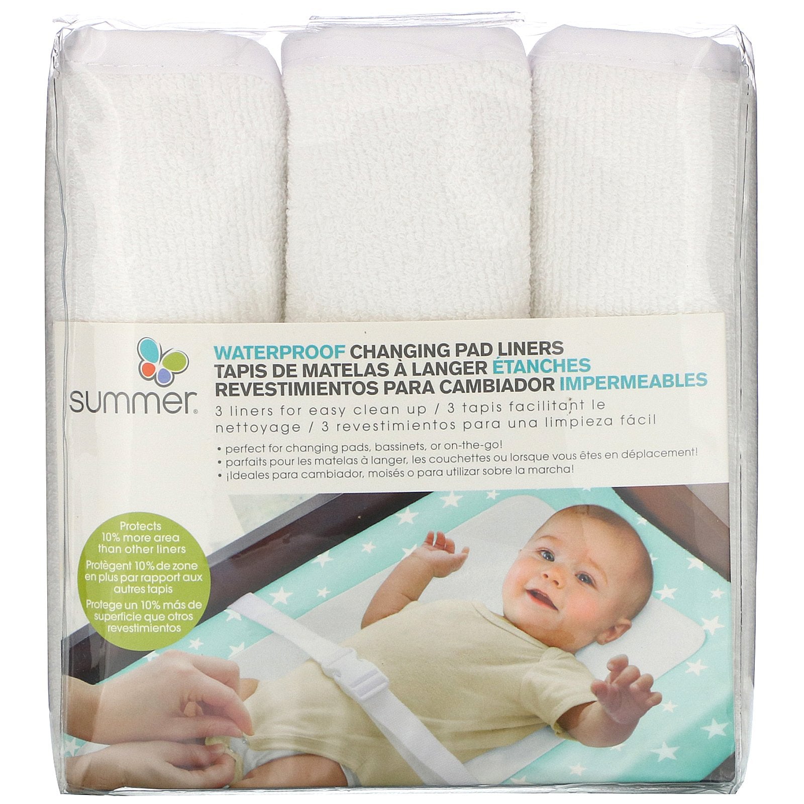 Summer Infant Change Pad Liners || Used for Birth+ to 24months