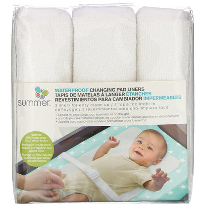 Summer Infant Change Pad Liners || Used for Birth+ to 24months