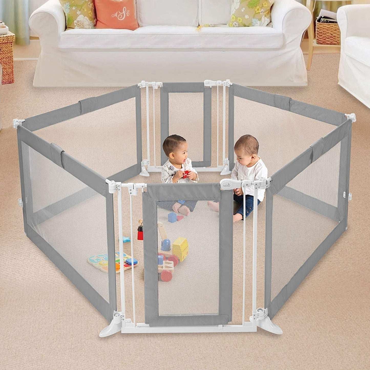 Summer Infant Custom Fit Gate Grey (3 month to 36 months)