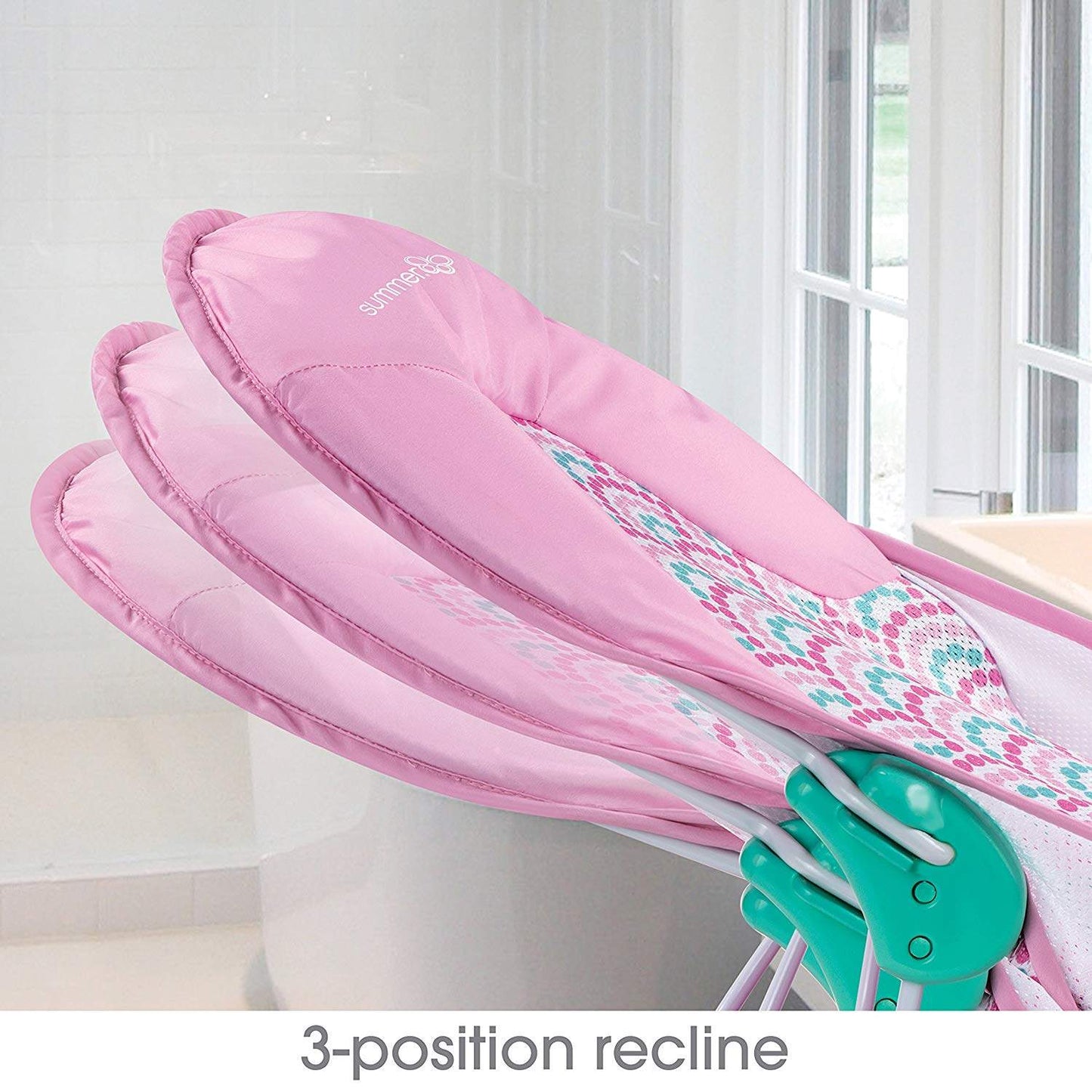 Summer Infant Deluxe Baby Bather Bubble Waves || Birth+ to 9months