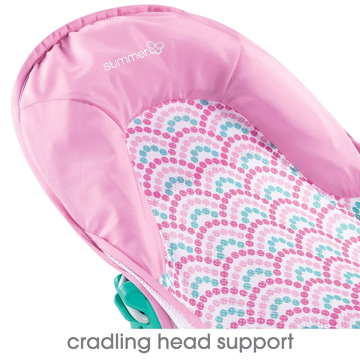 Summer Infant Deluxe Baby Bather Bubble Waves || Birth+ to 9months