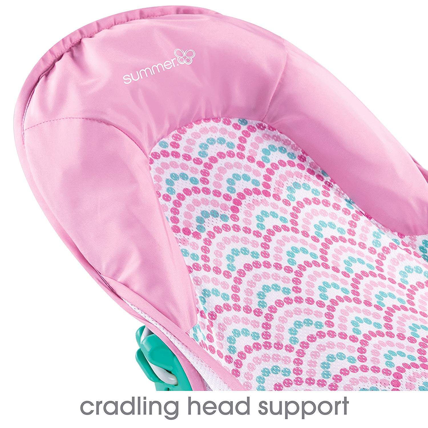 Summer Infant Deluxe Baby Bather Bubble Waves || Birth+ to 9months