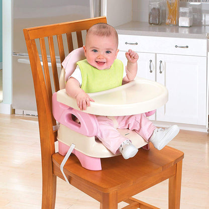Summer Infant Deluxe Folding Booster Pink Happiness (6M To 24M) | Distress Box