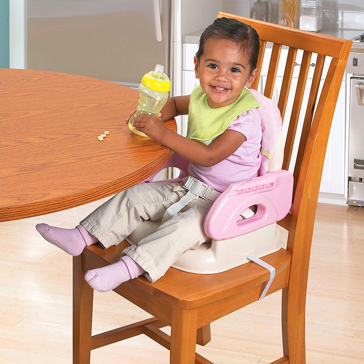Summer Infant Deluxe Folding Booster Pink Happiness (6M To 24M) | Distress Box