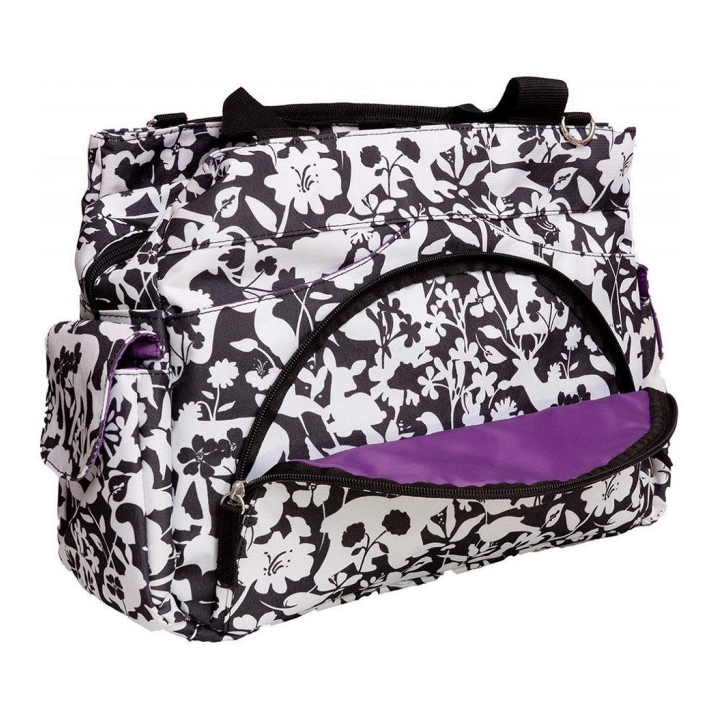 Summer Infant Easton Tote Diaper Bags  Black & White || Birth+ to 24months