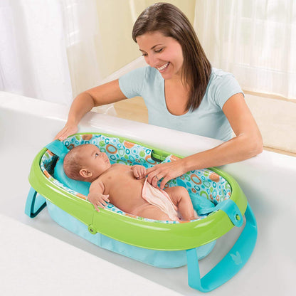 Summer Infant Easystore Comfort Bath Tub Neutral || Birth+ to 12months