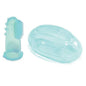 Summer Infant Finger Toothbrush With Case Teal || 3months to 12months
