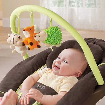 Summer Infant Fox & Friends Bouncer - 2L Brown || Birth+ to 6months