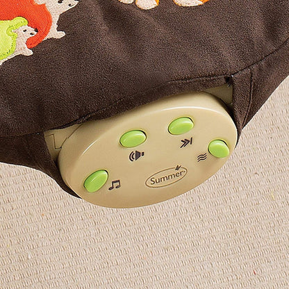 Summer Infant Fox & Friends Bouncer - 2L Brown || Birth+ to 6months