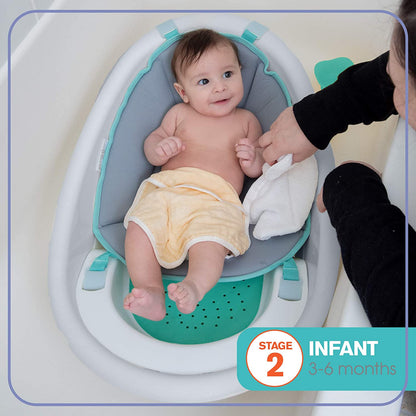 Summer Infant Gentle Support Multi-Stage Bath Tub || Birth+ to 24months