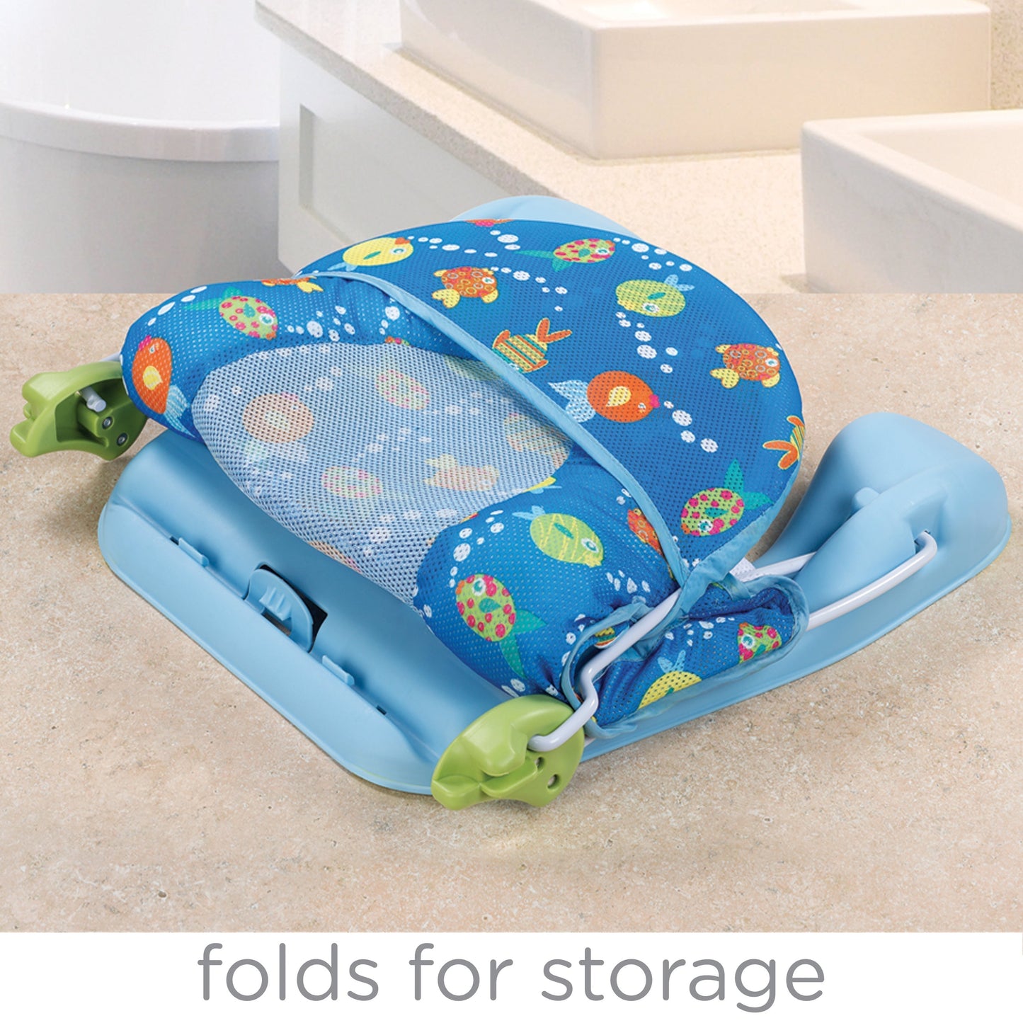 Summer Infant Large Baby Bather Bubble Fish || Birth+ To 12Months || Distress Box - Distressed