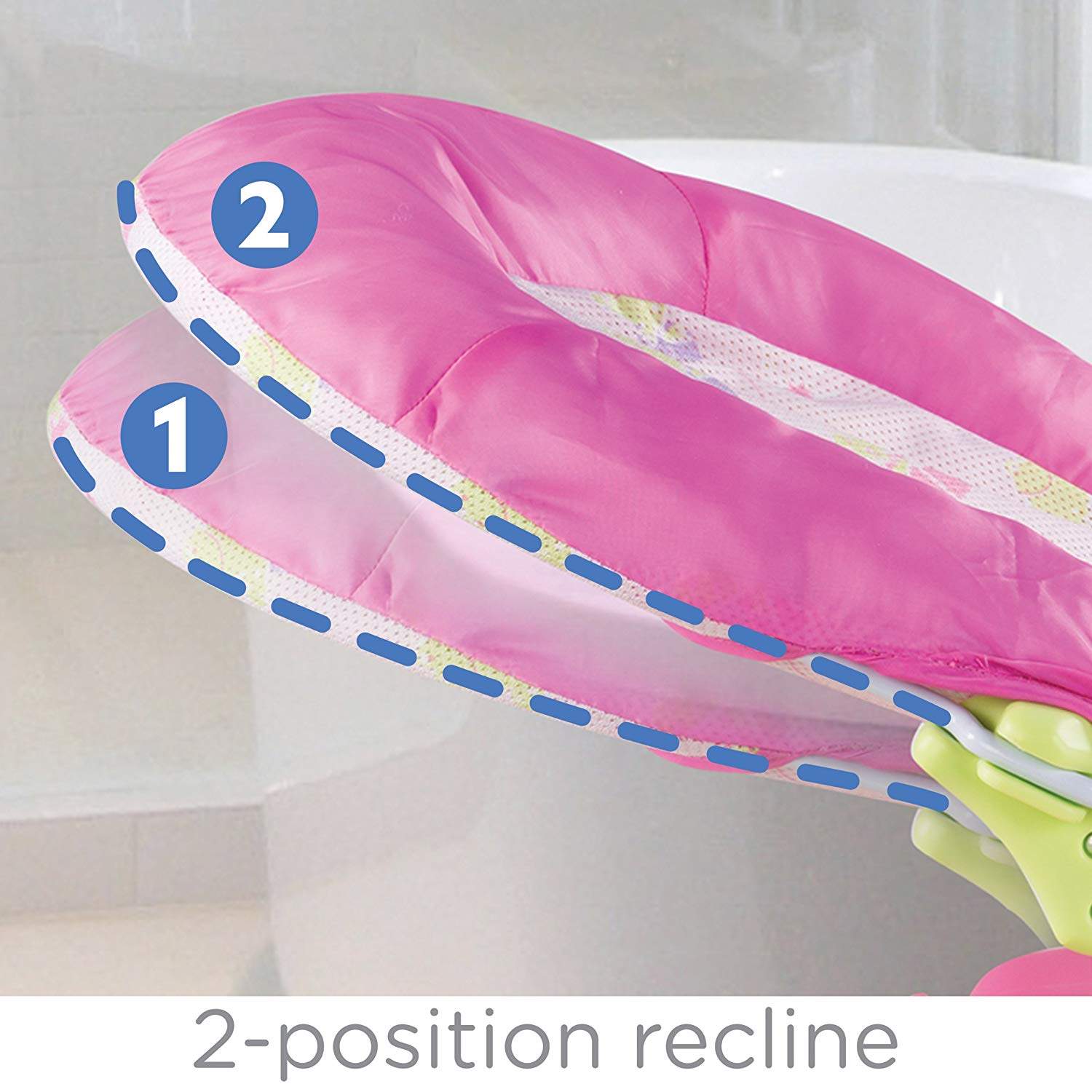 Summer Infant Large Baby Bather Hip Hop Frog || Birth+ to 12months