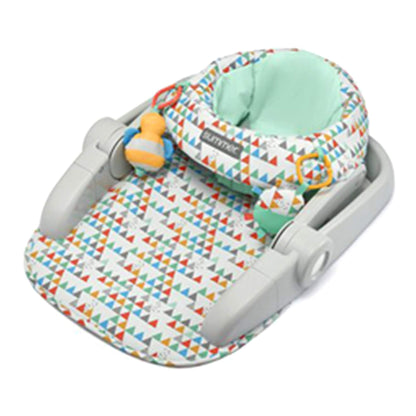 Summer Infant Learn-To-Sit 2-Position Floor Seat Booster Grey || 4months to 12months