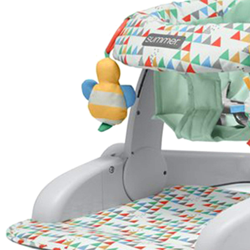 Summer Infant Learn-To-Sit 2-Position Floor Seat Booster Grey || 4months to 12months