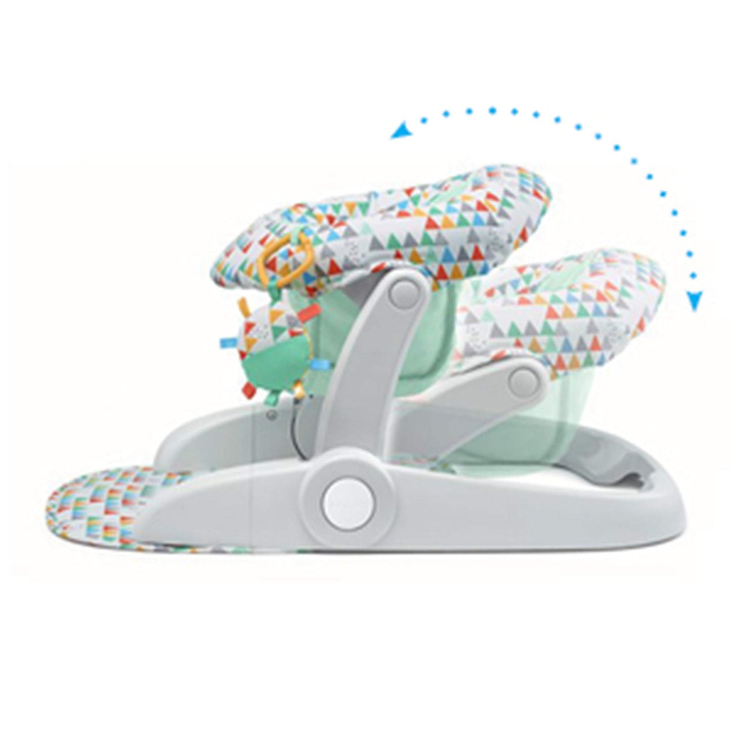 Summer Infant Learn-To-Sit 2-Position Floor Seat Booster Grey || 4months to 12months