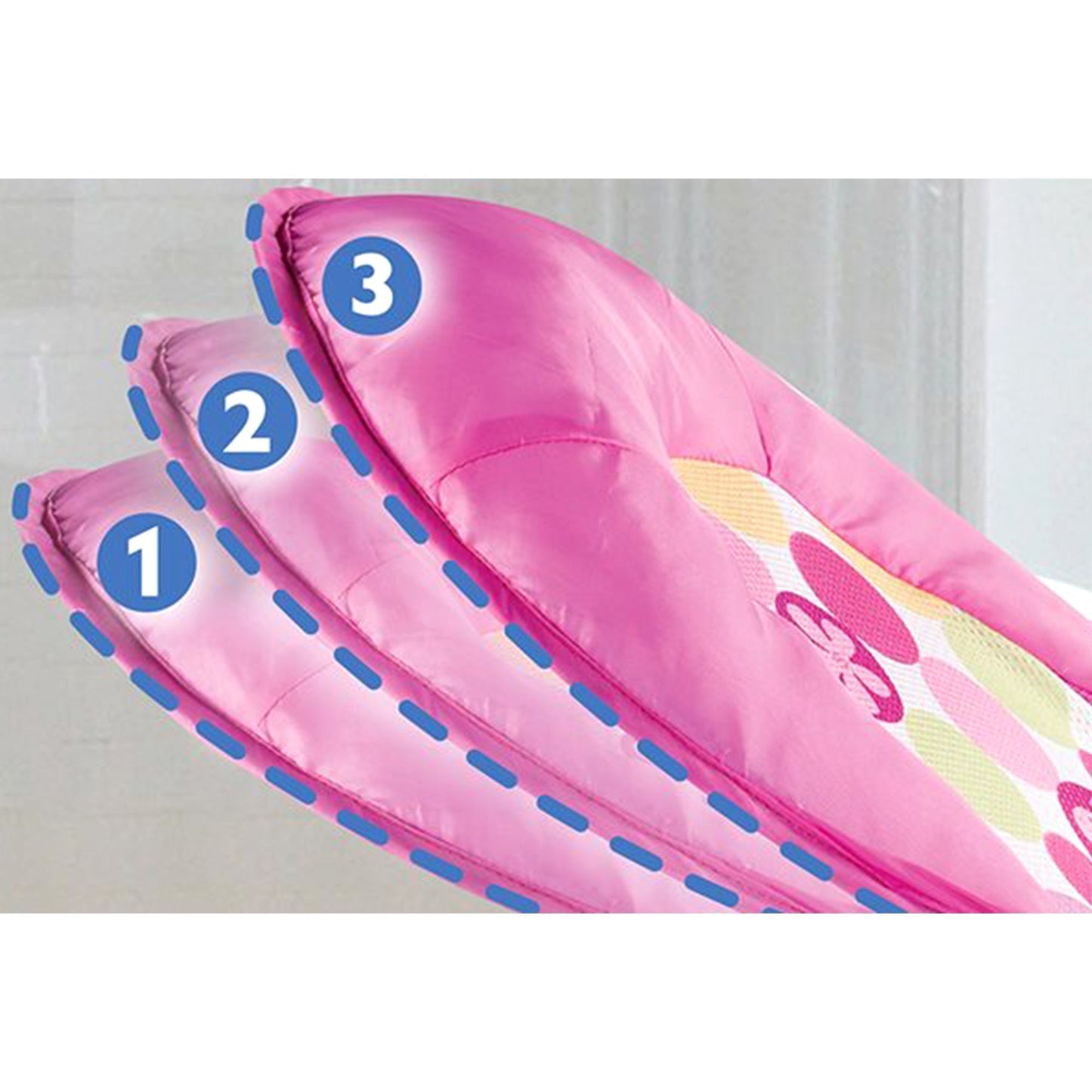 Summer Infant Mothers Touch Deluxe Baby Bather Circle Daisy || Birth+ To 9Months || Distress Box - Distressed