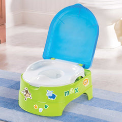 Summer Infant My Fun Potty - 8L Potty Training Blue & Green 6M To 18M - Distressed