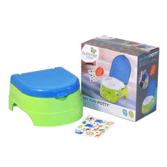Summer Infant My Fun Potty - 8L Potty Training Blue & Green 6M To 18M - Distressed