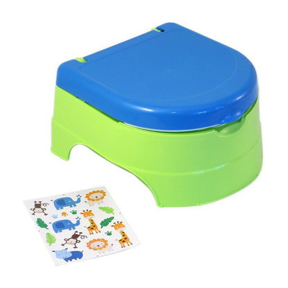 Summer Infant My Fun Potty - 8L Potty Training Blue & Green 6M To 18M - Distressed