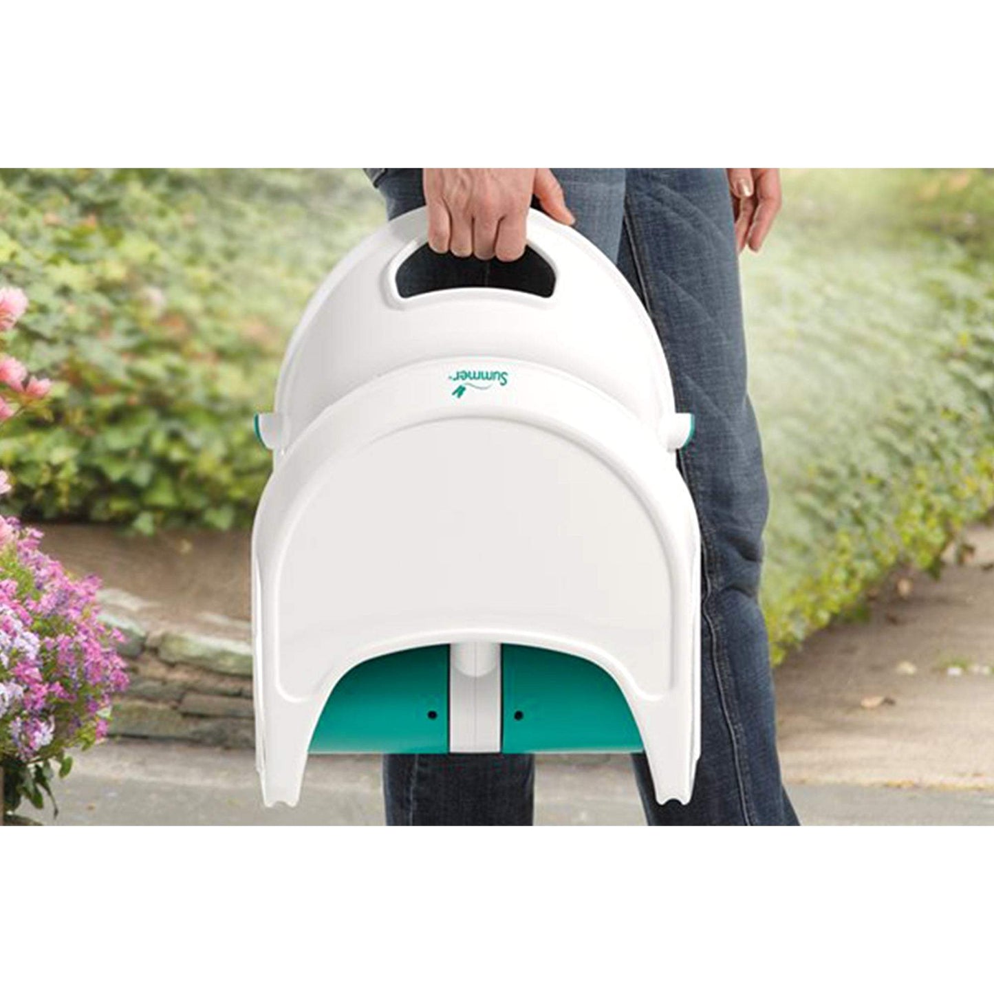 Summer Infant Sit 'N Style Fold Up Booster (1L) Teal & White