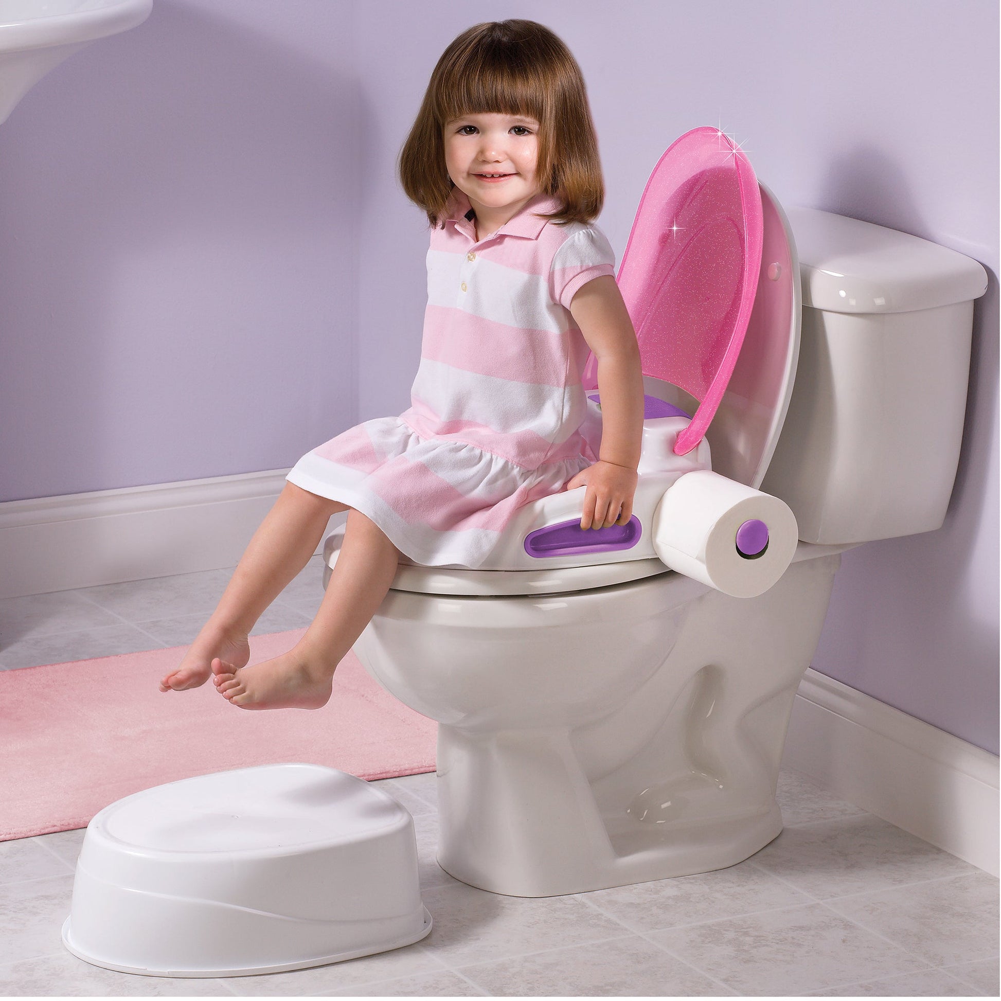 Summer Infant Step By Step Potty Potty Training Pink Birth+ To 12M - Distressed