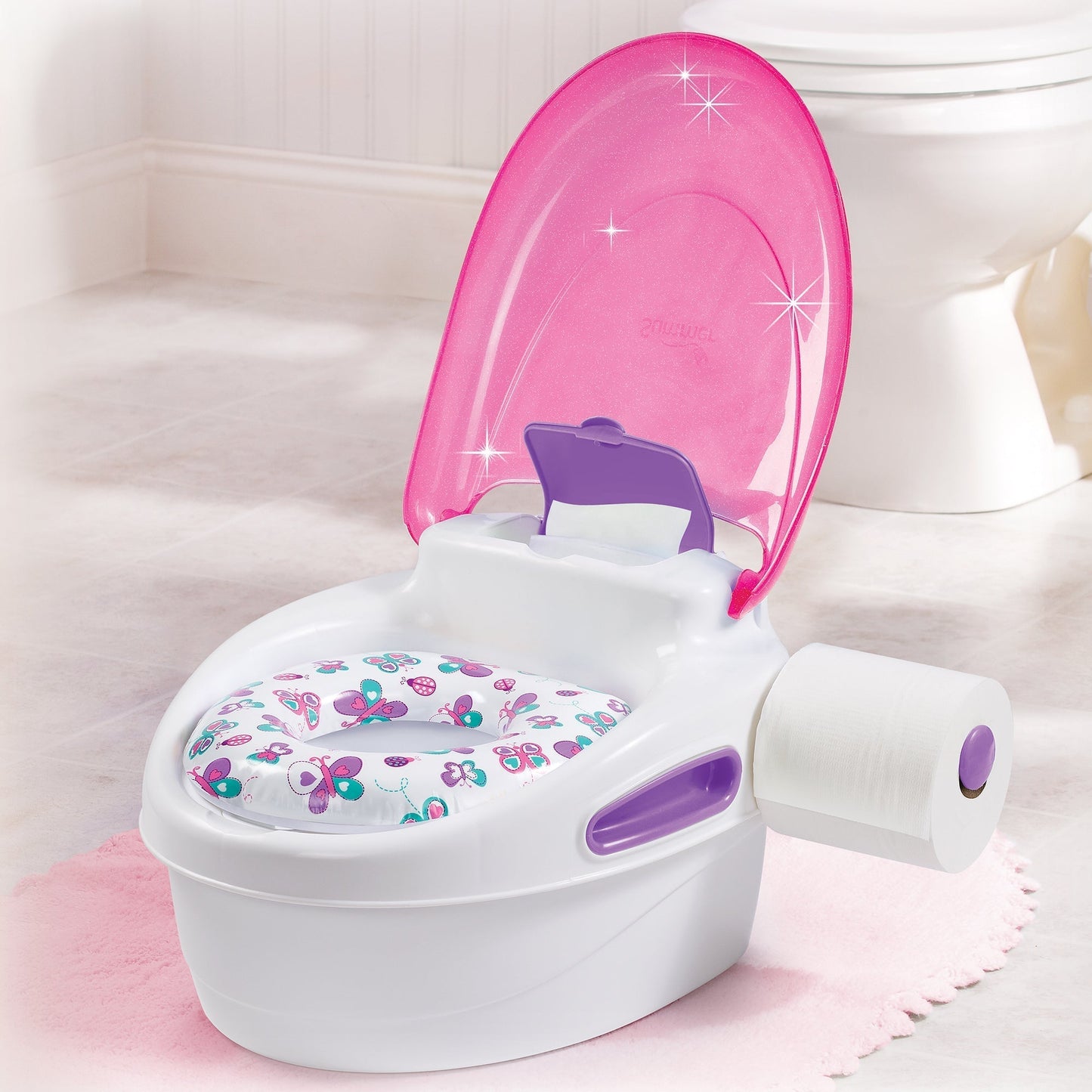 Summer Infant Step By Step Potty Potty Training Pink Birth+ To 12M - Distressed
