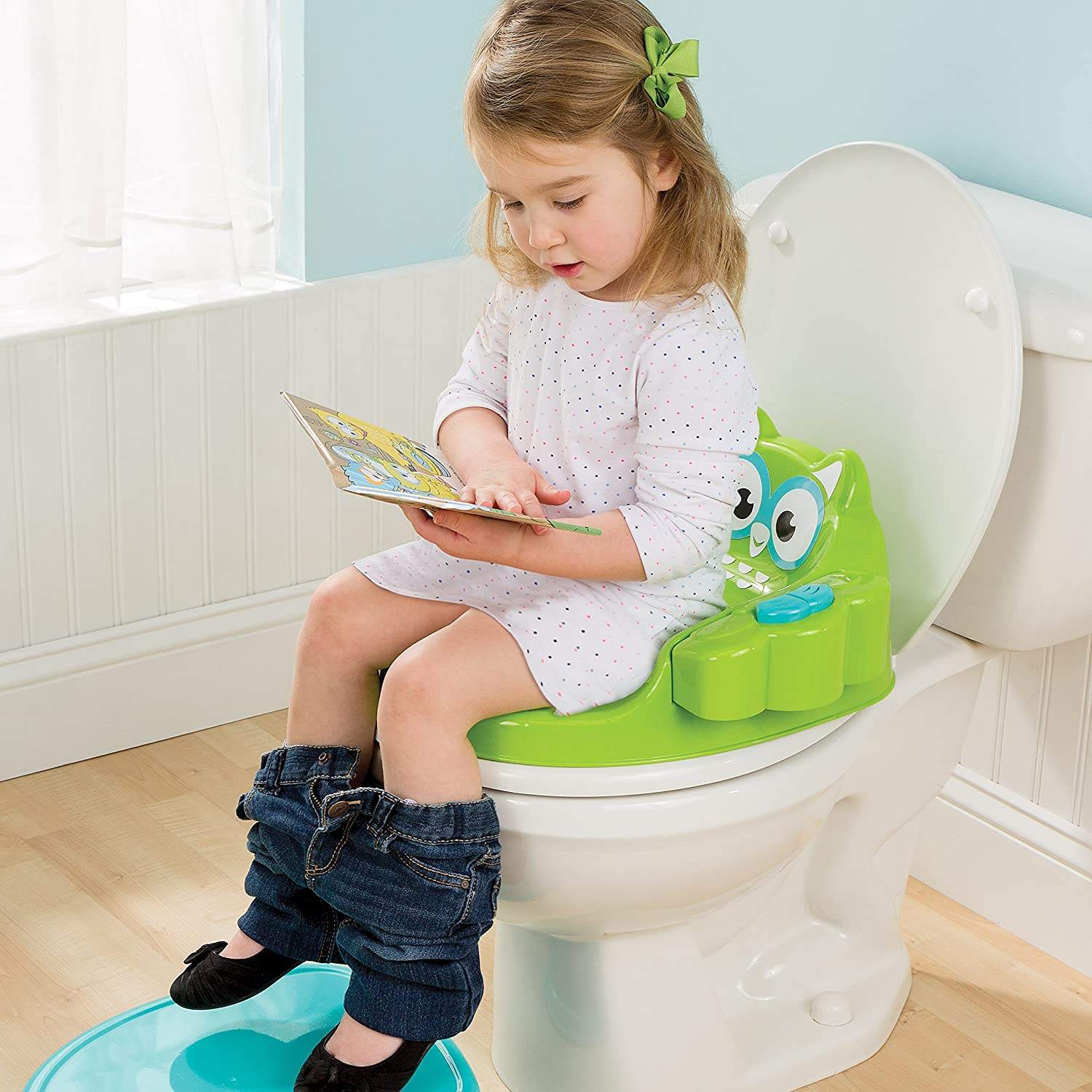 Summer Infant Story Time Potty Owl Green & Blue (18M to 36M)