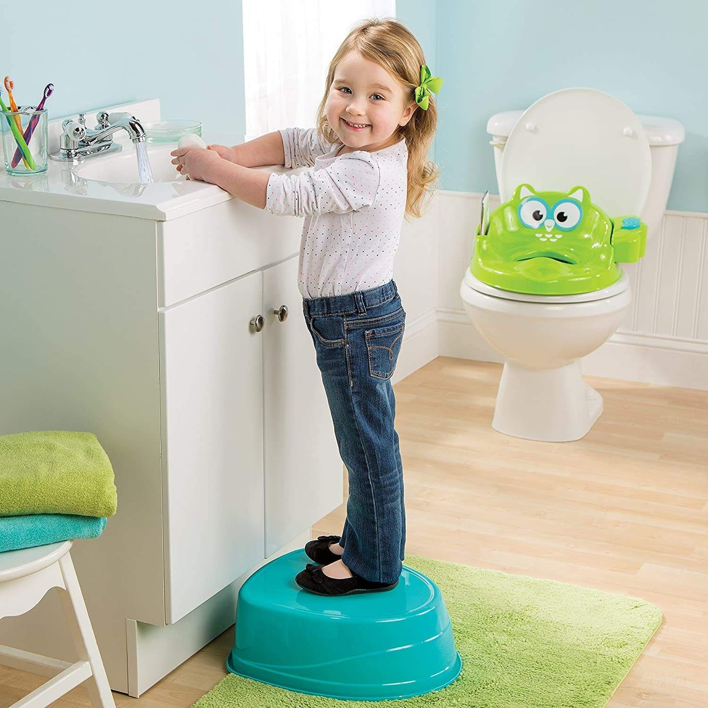 Summer Infant Story Time Potty Owl Green & Blue (18M to 36M)