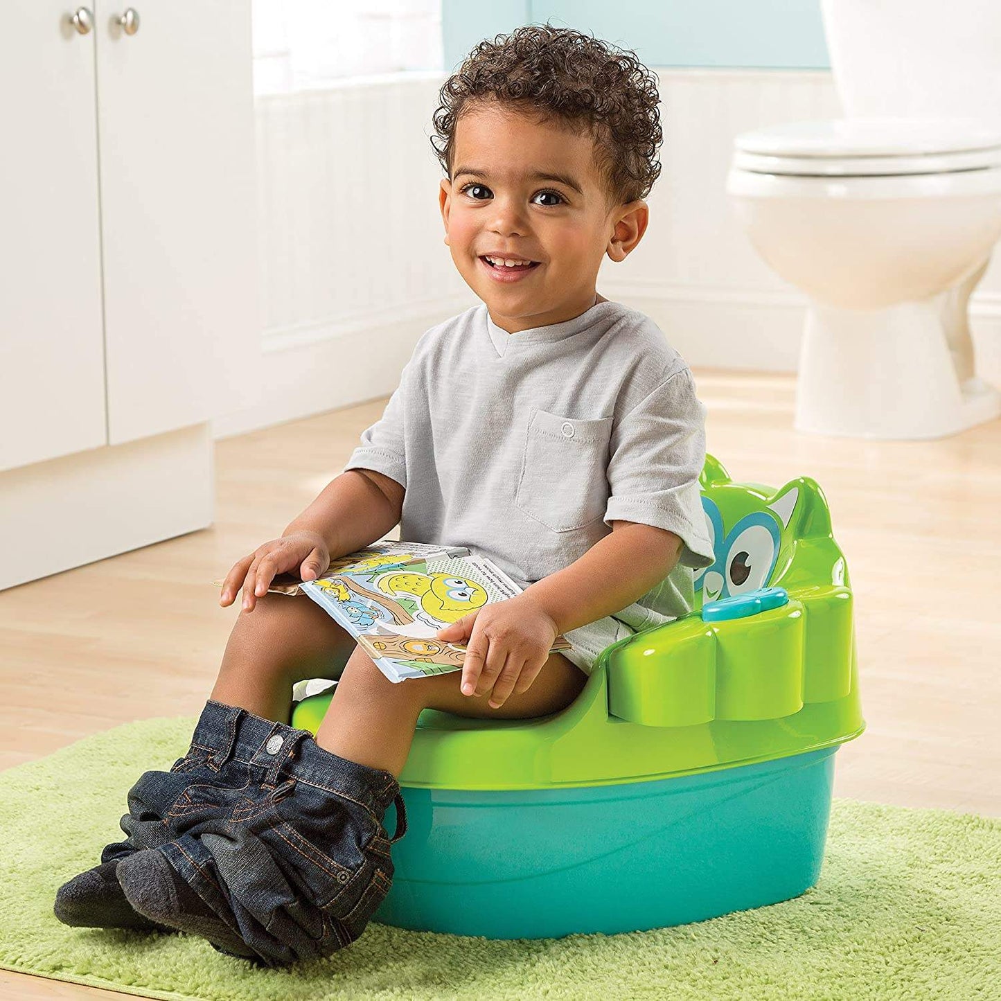 Summer Infant Story Time Potty Owl Green & Blue (18M to 36M)