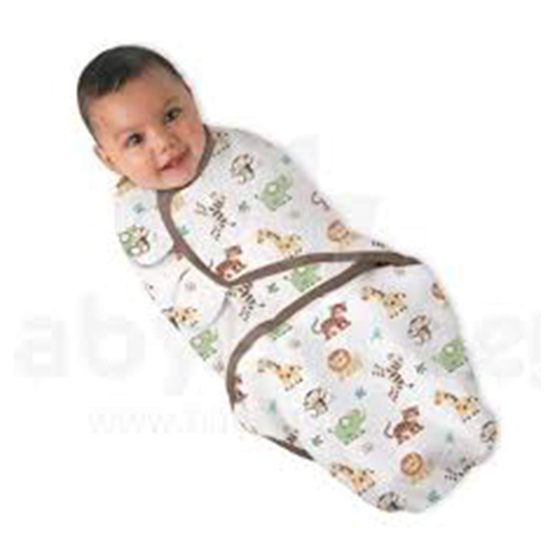 Summer Infant Swaddleme Sm 1 Pk Swaddle Jungle || Birth+ to 12months