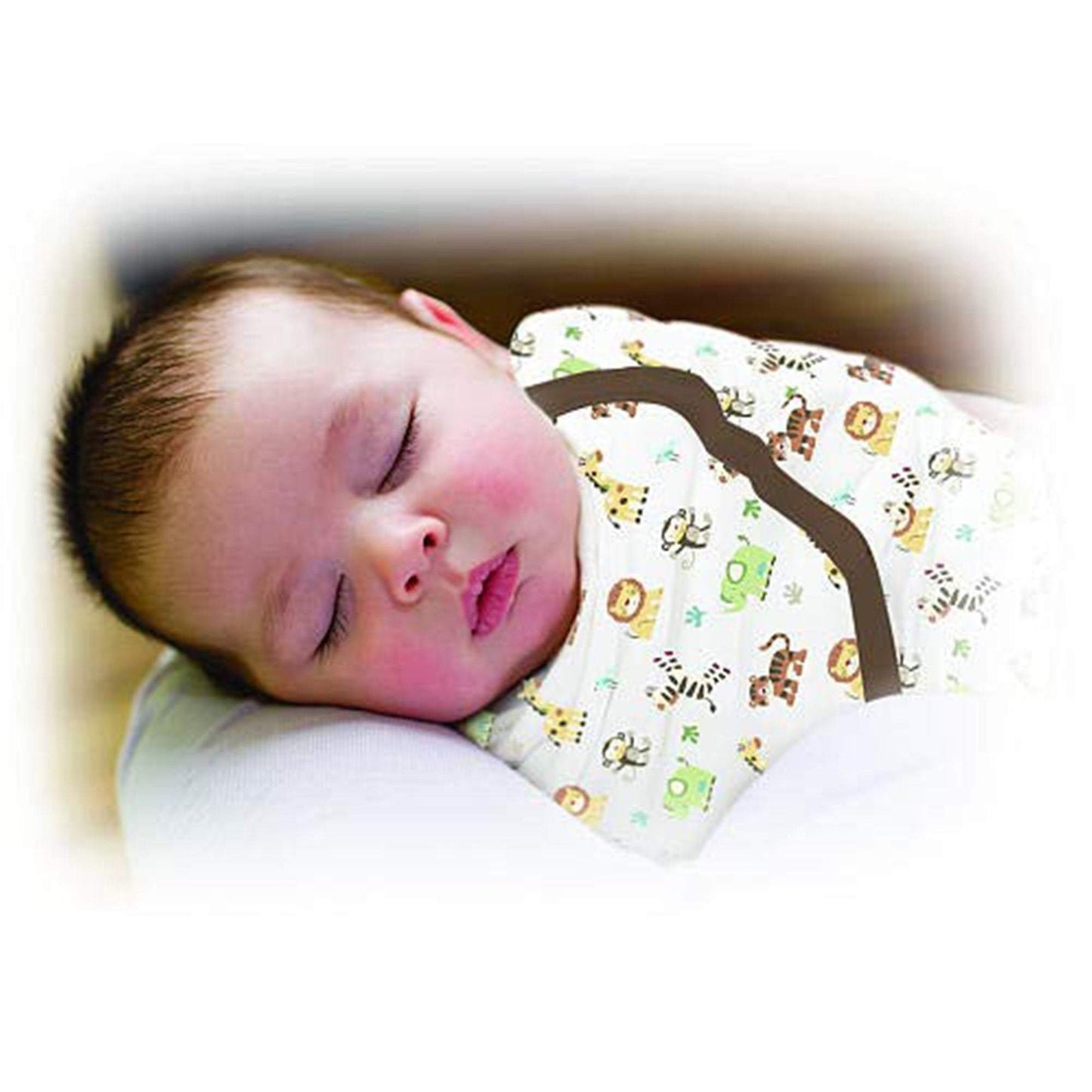Summer Infant Swaddleme Sm 1 Pk Swaddle Jungle || Birth+ to 12months