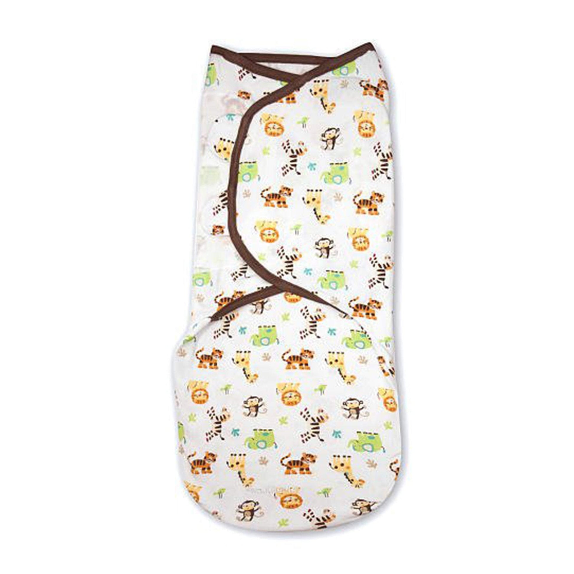 Summer Infant Swaddleme Sm 1 Pk Swaddle Jungle || Birth+ to 12months