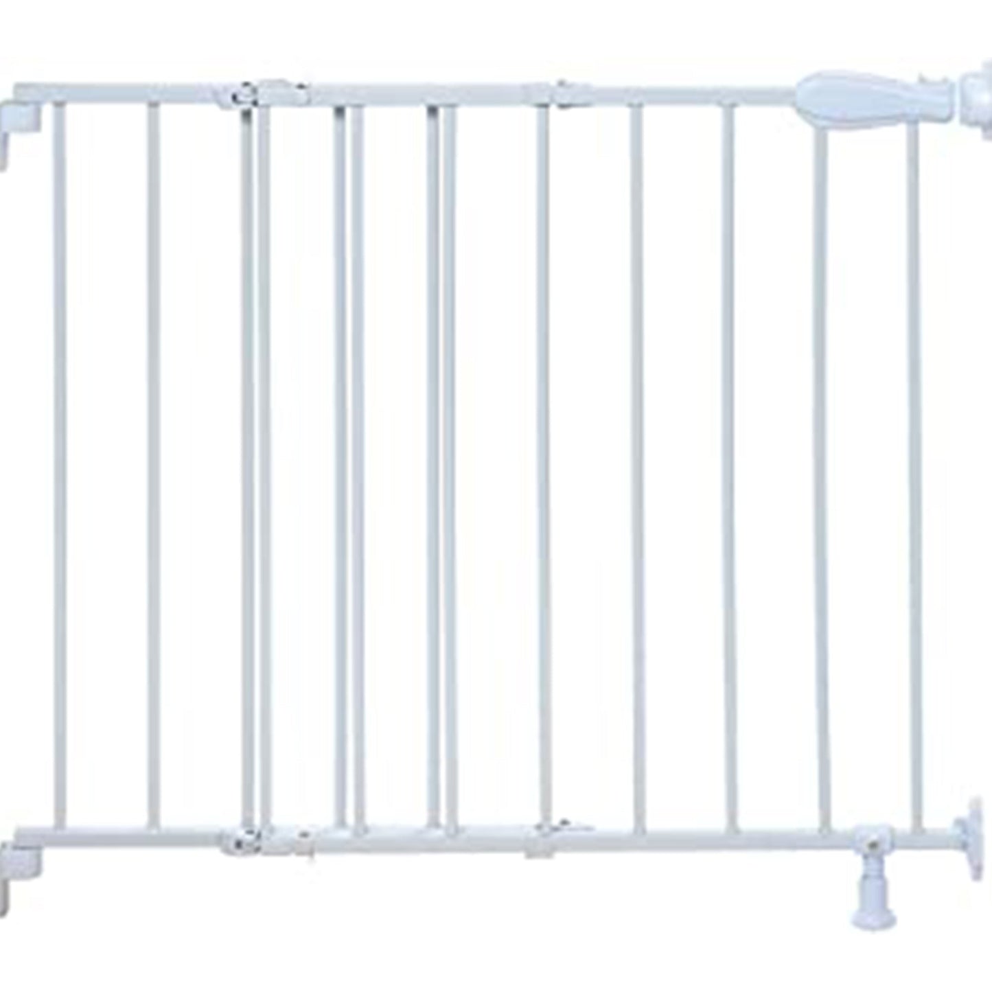 Summer Infant Top Of Stairs Simple to Secure Metal Gate || Color-White || Distress Box